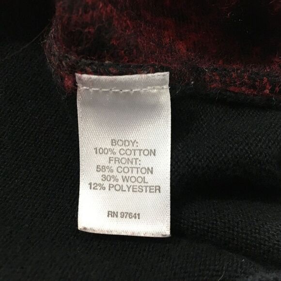 J. Jill Womens Wool Blend Tartan‎ Argyle Plaid Sweater S Small Long Sleeve Red - Picture 8 of 9